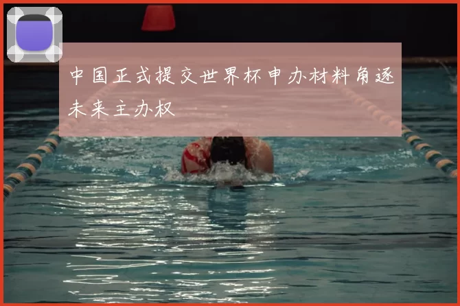 中国正式提交世界杯申办材料角逐未来主办权